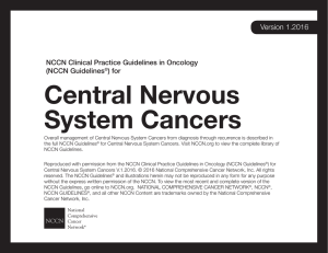 Central Nervous System Cancers