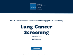 Lung Cancer Screening - Lung Cancer Alliance