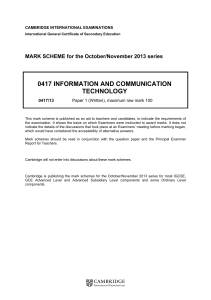 0417 information and communication technology