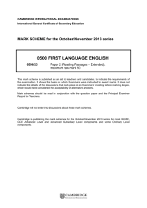0500 first language english