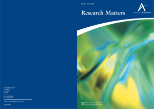 Research Matters - Cambridge Assessment