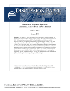 Heartland Payment Systems - Federal Reserve Bank of Philadelphia