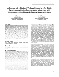 A Comparative Study of Various Controllers for Static Synchronous