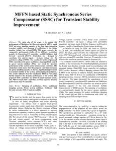 MFFN based Static Synchronous Series Compensator (SSSC) for