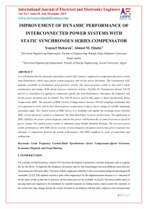 improvement of dynamic performance of interconnected power