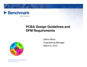 PCBA Design Guidelines and DFM Requirements
