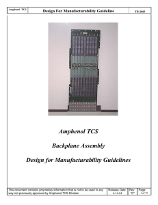 Design For Manufacturability Guideline