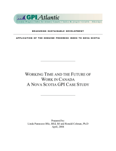 working time and the future of work in canada a nova scotia gpi case
