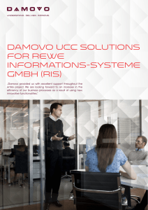 Damovo UCC solutions for REWE Informations