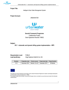 D5.7 Automatic and dynamic billing system