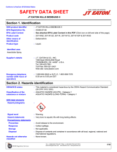 SAFETY DATA SHEET