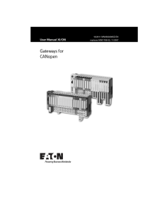 Gateways for CANopen