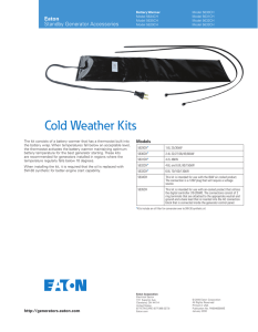Cold Weather Kits