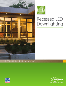 Recessed LED Downlighting