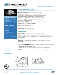 Spec Sheet