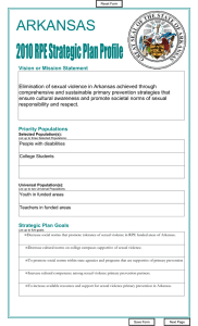 2010 RPE Strategic Plan Profile