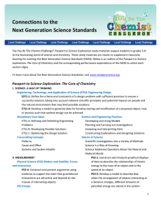 The Core of Chemistry: Connections to the NGSS