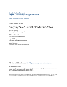 Analyzing NGSS Scientific Practices in Action.