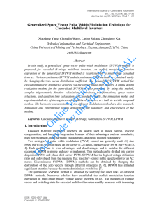 Generalized Space Vector Pulse Width Modulation