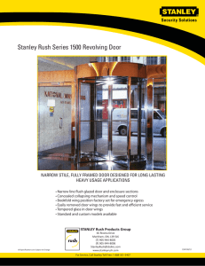 1500 Revolver Brochure - Stanley Access Technologies