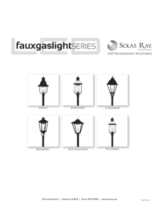 fauxgaslightSERIES - Solas Ray Lighting
