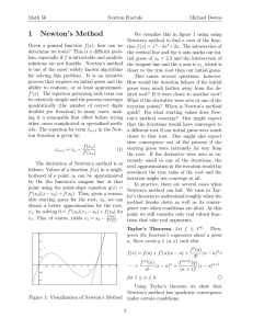 1 Newton`s Method