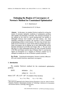 Enlarging the region of convergence of Newton`s method for