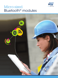 Micro-sized Bluetooth® modules