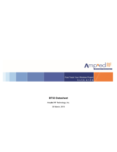 Amp`ed RF BT53 Datasheet