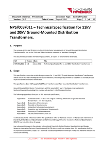 NPS/003/011 - Northern Powergrid