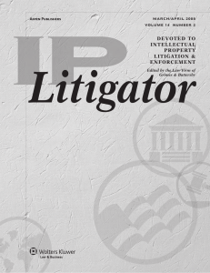 DEVOTED TO INTELLECTUAL PROPERTY LITIGATION