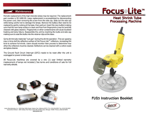 Focus-Lite Instruction Manual for FLG3