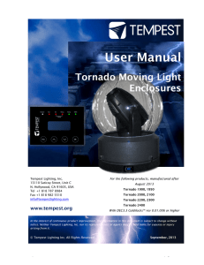 Tornado Manual