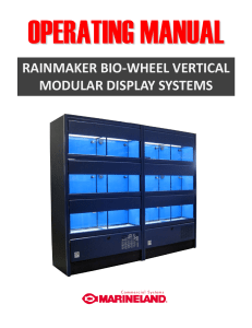 RAINMAKER BIO-WHEEL VERTICAL MODULAR DISPLAY