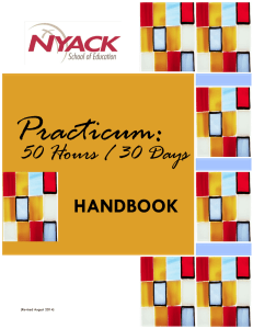 HANDBOOK - Nyack College