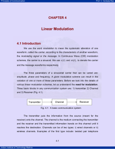 Linear Modulation