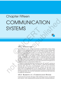 Communication Systems - NCERT (ncert.nic.in)