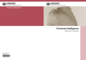 Criminal Intelligence: Manual for Analysts
