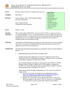REF-5833.2 UC-CSU A-G Approved Course List for 2014