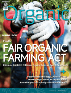 Pass the Organic Farming Act