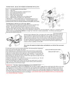 Anchor Sight Instructions