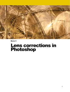 Lens corrections in Photoshop