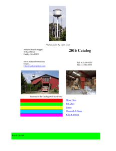 PDF Version of Catalog - Amherst Potters Supply