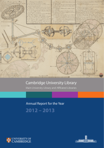 annual_report_2012-2013 - Cambridge University Library