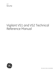 Vigilant VS1 and VS2 Technical Reference Manual - Ber