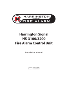 Install Manual - Harrington Fire