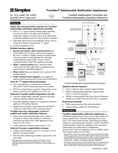 TrueAlert® Addressable Notification Appliances