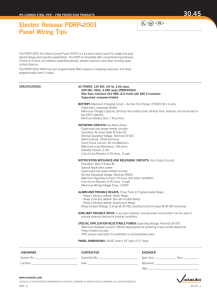 electric Release pDRp-2001 panel Wiring tips 30.45