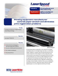 Printing equipment manufacturer controls paper