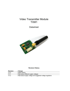 Video Transmitter Module TXM1